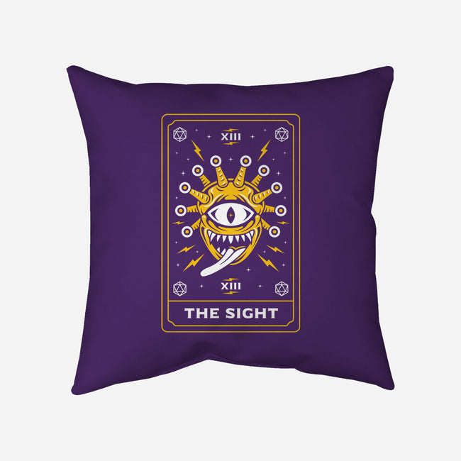 The Sight Tarot Card-None-Removable Cover w Insert-Throw Pillow-Logozaste