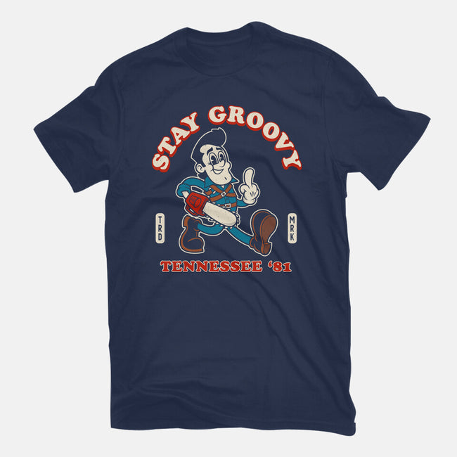 Vintage Stay Groovy-Unisex-Basic-Tee-Nemons