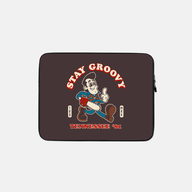 Vintage Stay Groovy-None-Zippered-Laptop Sleeve-Nemons