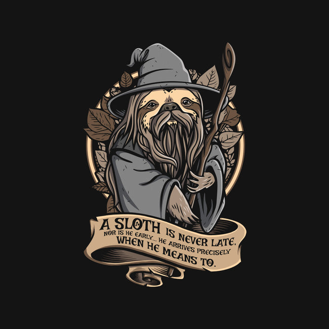 Sloth The Grey-None-Fleece-Blanket-Olipop