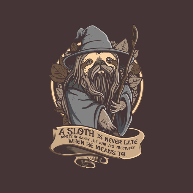 Sloth The Grey-None-Removable Cover w Insert-Throw Pillow-Olipop