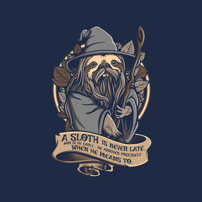 Sloth The Grey-None-Removable Cover w Insert-Throw Pillow-Olipop