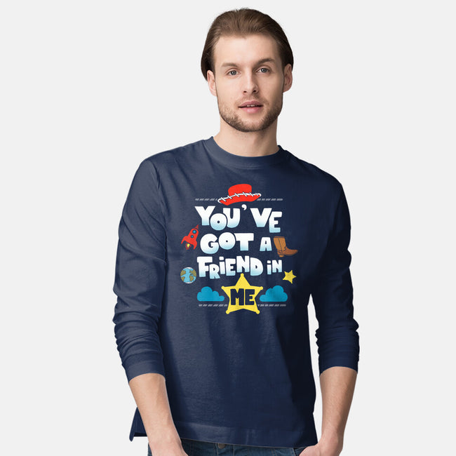 Got A Friend In Me-Mens-Long Sleeved-Tee-Vallina84