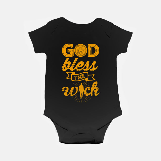 God Bless The Wick-Baby-Basic-Onesie-Boggs Nicolas