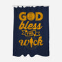 God Bless The Wick-None-Polyester-Shower Curtain-Boggs Nicolas