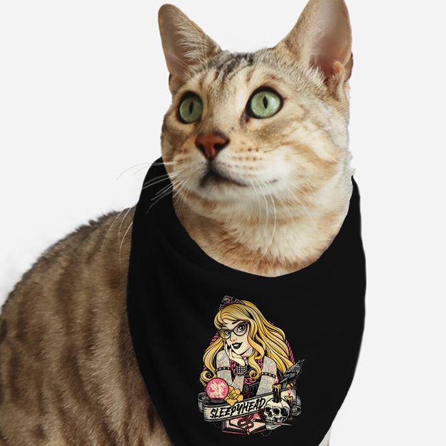 Sleepyhead-Cat-Bandana-Pet Collar-momma_gorilla