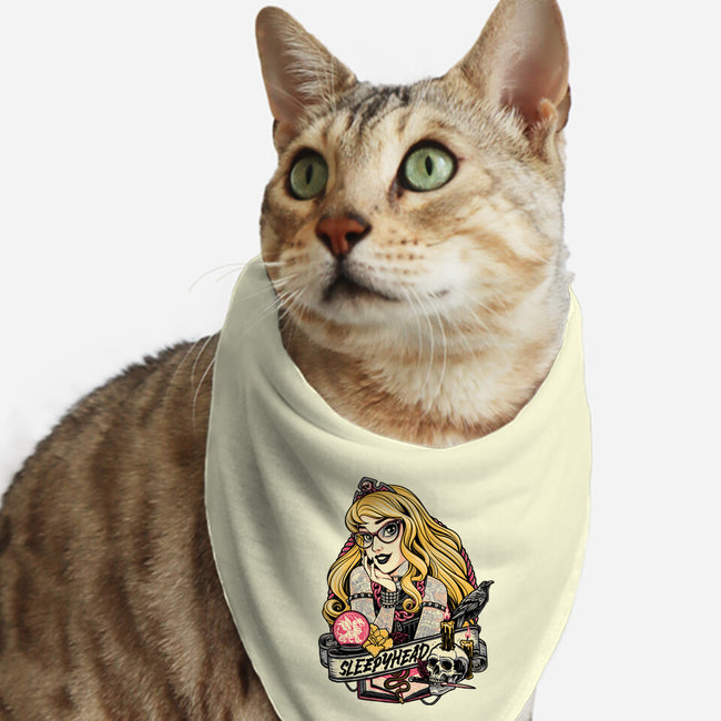 Sleepyhead-Cat-Bandana-Pet Collar-momma_gorilla