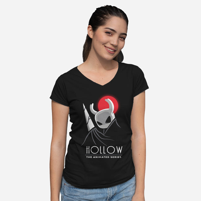 Hollow The Animated Series-Womens-V-Neck-Tee-Eilex Design