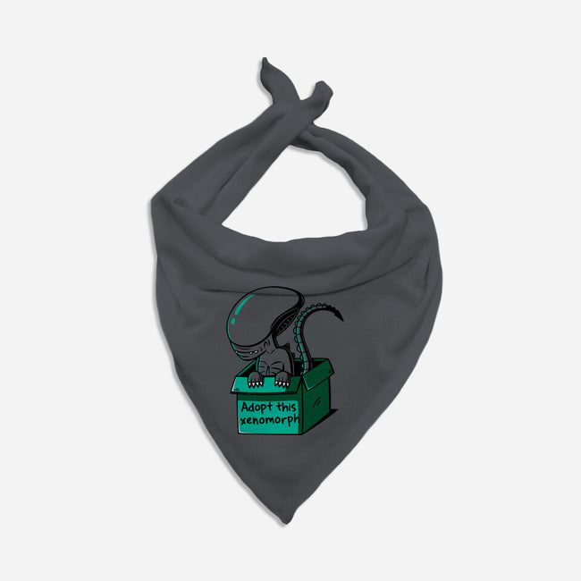 Adopt This Xenomorph-Dog-Bandana-Pet Collar-Eilex Design