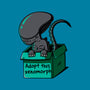 Adopt This Xenomorph-None-Fleece-Blanket-Eilex Design