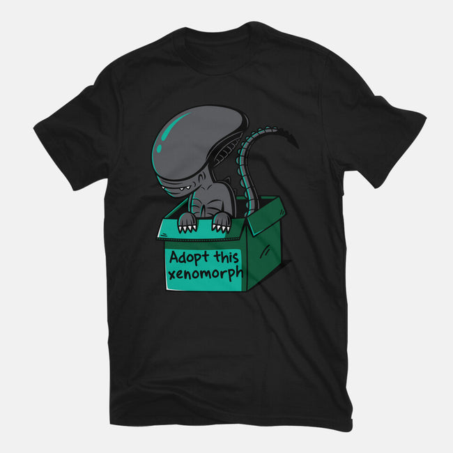 Adopt This Xenomorph-Womens-Fitted-Tee-Eilex Design