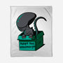 Adopt This Xenomorph-None-Fleece-Blanket-Eilex Design