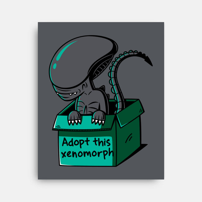 Adopt This Xenomorph-None-Stretched-Canvas-Eilex Design