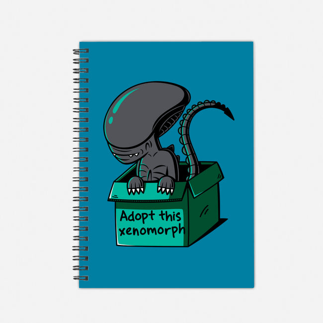 Adopt This Xenomorph-None-Dot Grid-Notebook-Eilex Design