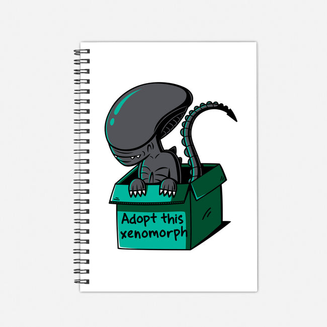 Adopt This Xenomorph-None-Dot Grid-Notebook-Eilex Design