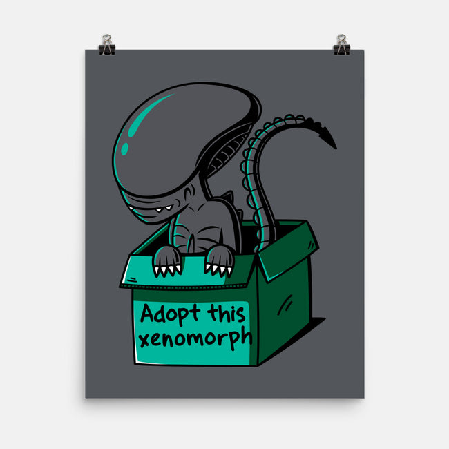 Adopt This Xenomorph-None-Matte-Poster-Eilex Design