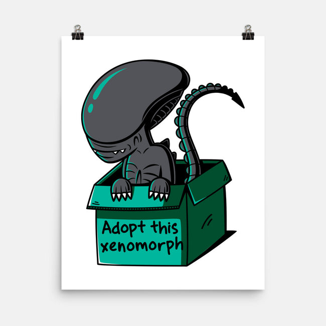 Adopt This Xenomorph-None-Matte-Poster-Eilex Design