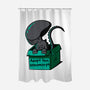 Adopt This Xenomorph-None-Polyester-Shower Curtain-Eilex Design