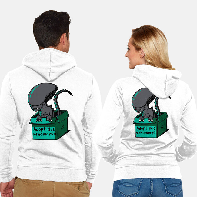 Adopt This Xenomorph-Unisex-Zip-Up-Sweatshirt-Eilex Design