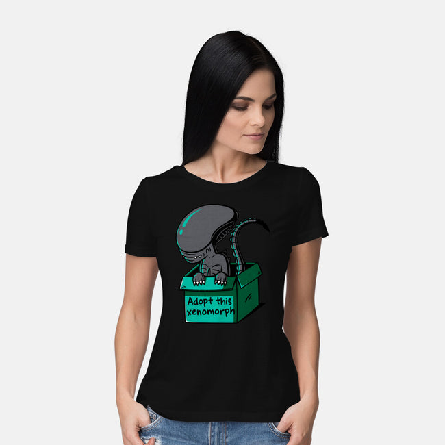 Adopt This Xenomorph-Womens-Basic-Tee-Eilex Design