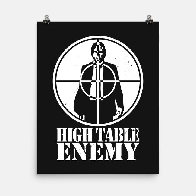 High Table Enemy-None-Matte-Poster-Boggs Nicolas