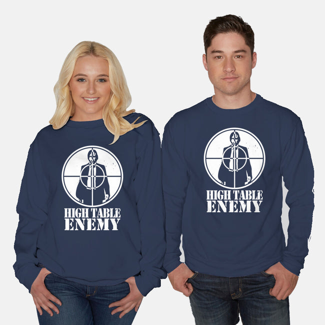 High Table Enemy-Unisex-Crew Neck-Sweatshirt-Boggs Nicolas