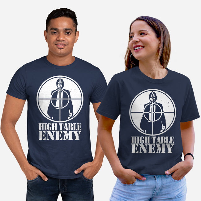 High Table Enemy-Unisex-Basic-Tee-Boggs Nicolas