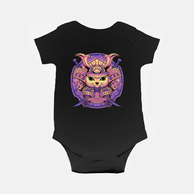 Samurai Neko-Baby-Basic-Onesie-Astrobot Invention