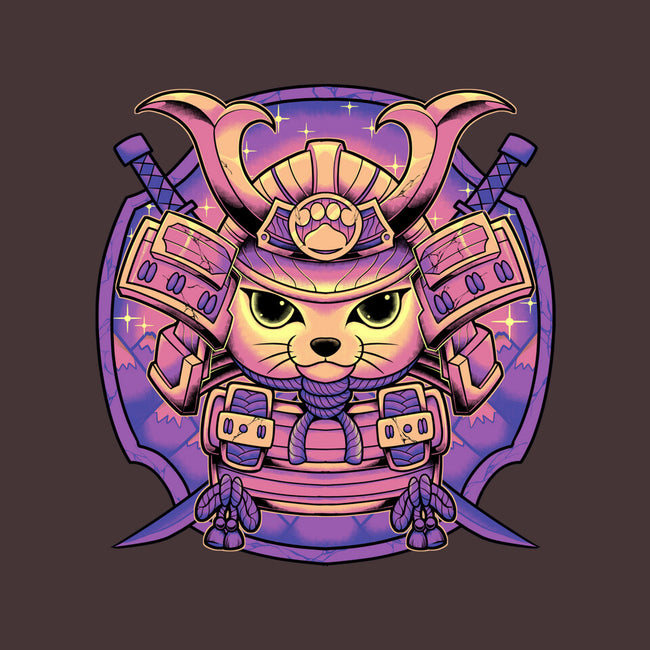 Samurai Neko-None-Removable Cover w Insert-Throw Pillow-Astrobot Invention