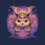 Samurai Neko-Womens-Fitted-Tee-Astrobot Invention