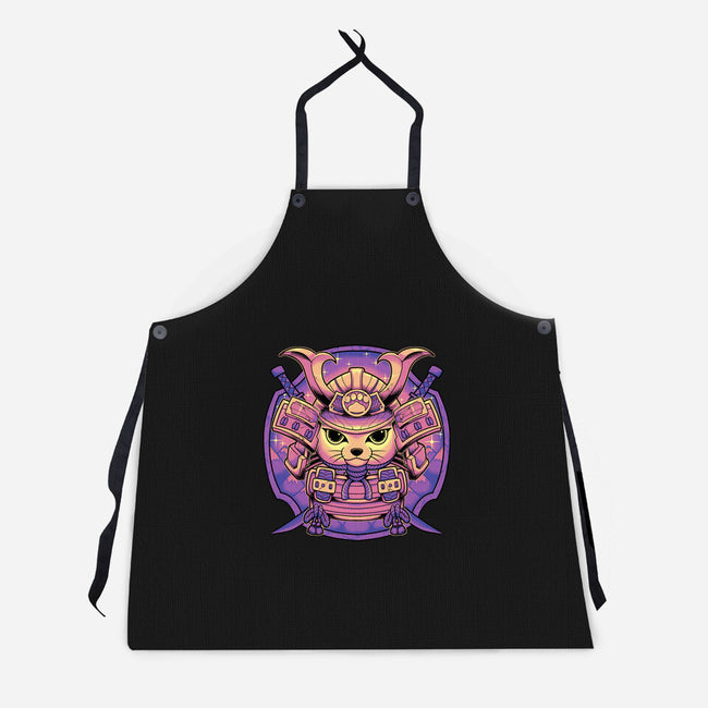 Samurai Neko-Unisex-Kitchen-Apron-Astrobot Invention