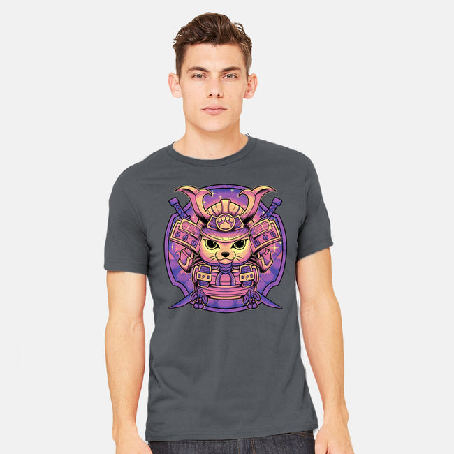 Samurai Neko-Mens-Heavyweight-Tee-Astrobot Invention