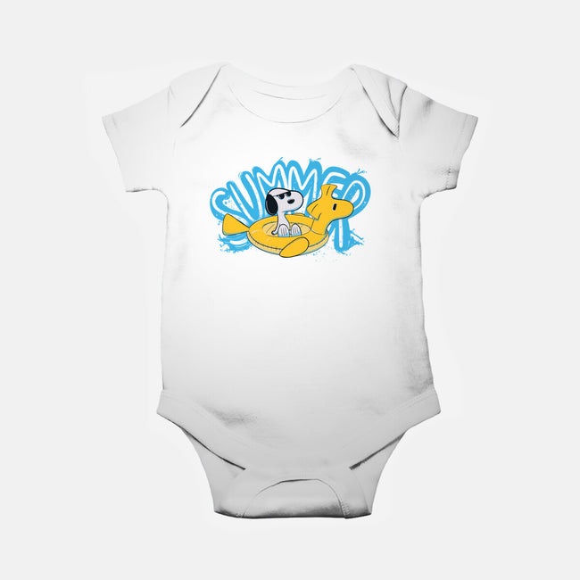 Time For Summer-Baby-Basic-Onesie-OnlyColorsDesigns