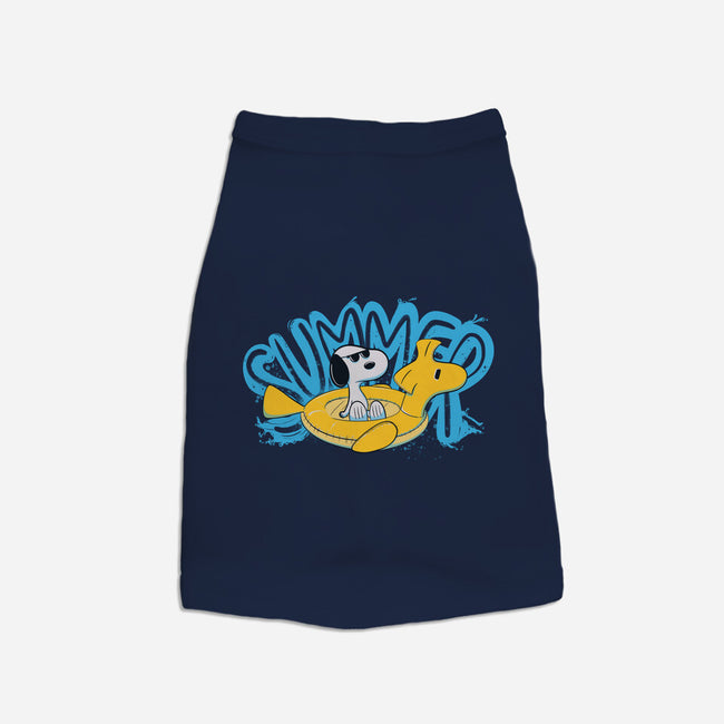 Time For Summer-Cat-Basic-Pet Tank-OnlyColorsDesigns
