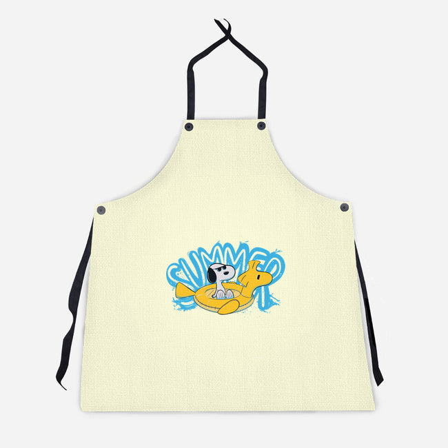 Time For Summer-Unisex-Kitchen-Apron-OnlyColorsDesigns