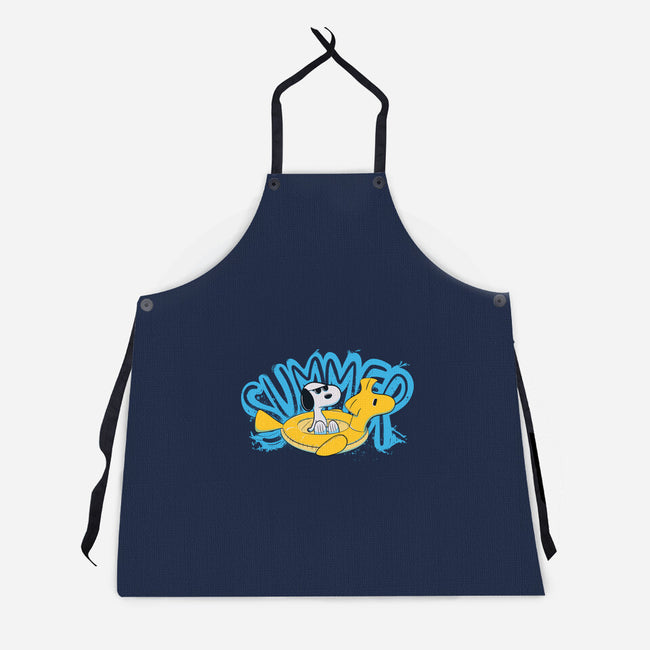 Time For Summer-Unisex-Kitchen-Apron-OnlyColorsDesigns