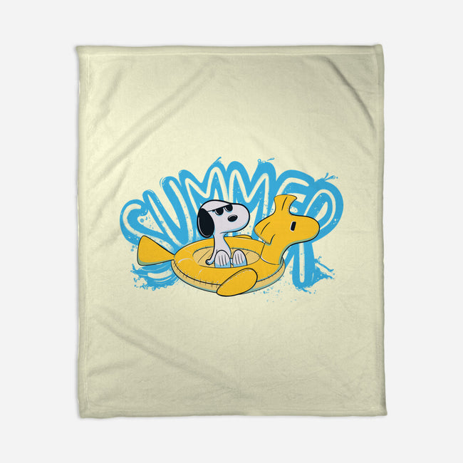 Time For Summer-None-Fleece-Blanket-OnlyColorsDesigns