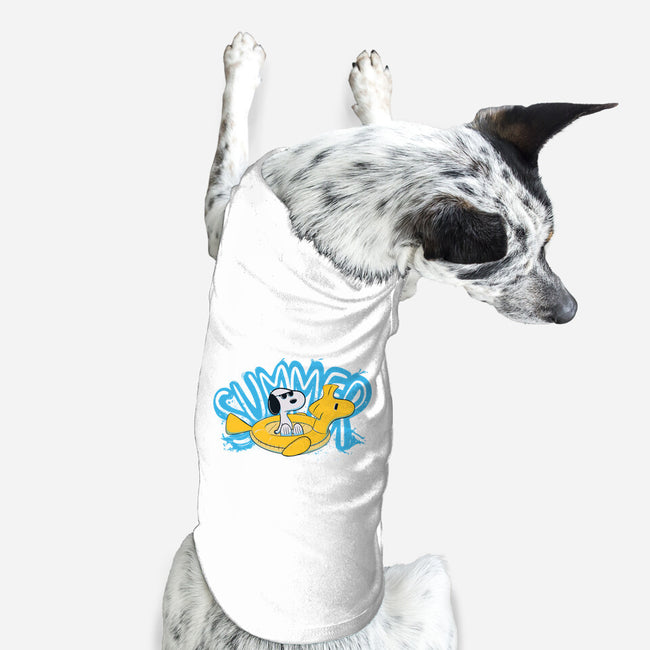 Time For Summer-Dog-Basic-Pet Tank-OnlyColorsDesigns