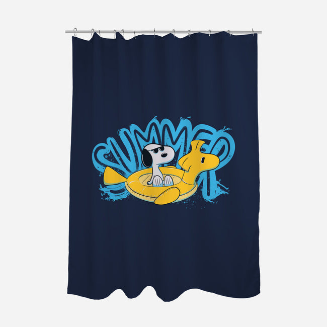 Time For Summer-None-Polyester-Shower Curtain-OnlyColorsDesigns