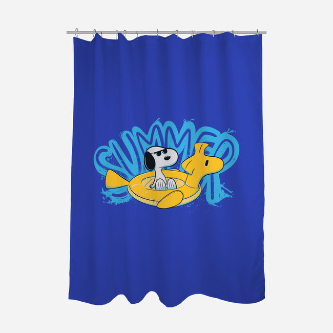 Time For Summer-None-Polyester-Shower Curtain-OnlyColorsDesigns