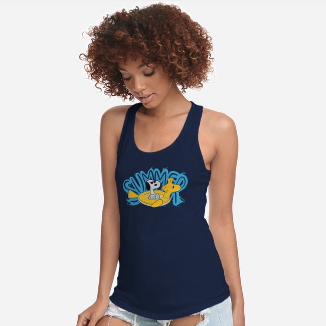 Time For Summer-Womens-Racerback-Tank-OnlyColorsDesigns