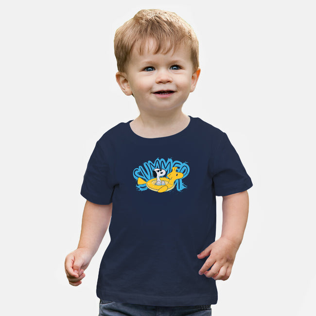 Time For Summer-Baby-Basic-Tee-OnlyColorsDesigns