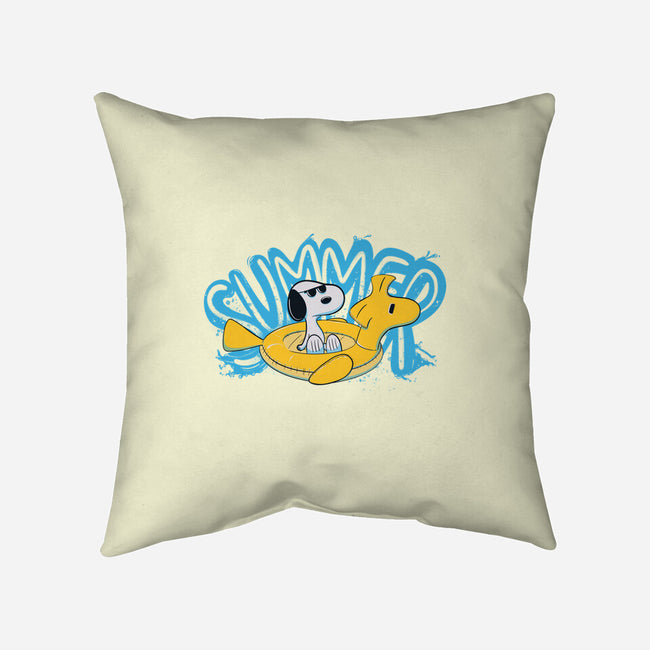 Time For Summer-None-Removable Cover-Throw Pillow-OnlyColorsDesigns