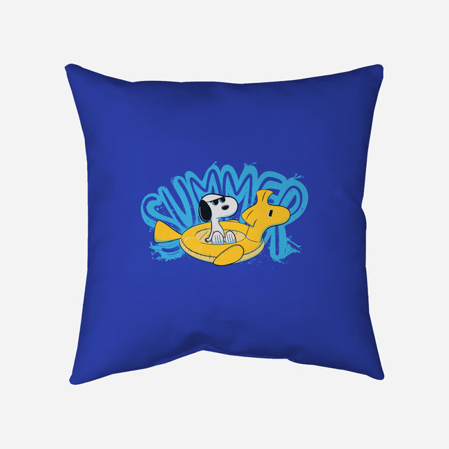 Time For Summer-None-Removable Cover-Throw Pillow-OnlyColorsDesigns