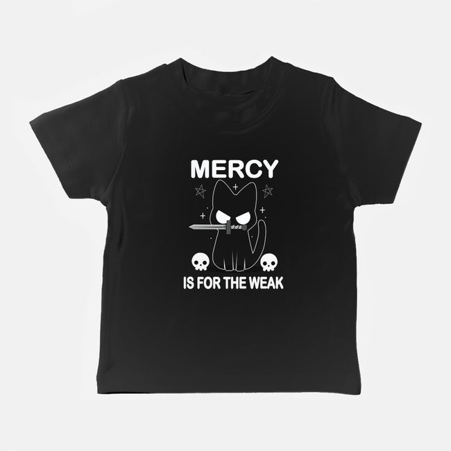 Mercy Is For The Weak-Baby-Basic-Tee-Vallina84