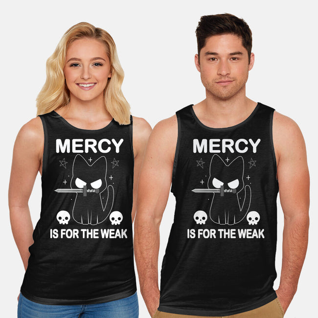 Mercy Is For The Weak-Unisex-Basic-Tank-Vallina84
