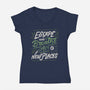 Escape And Breathe-Womens-V-Neck-Tee-tobefonseca