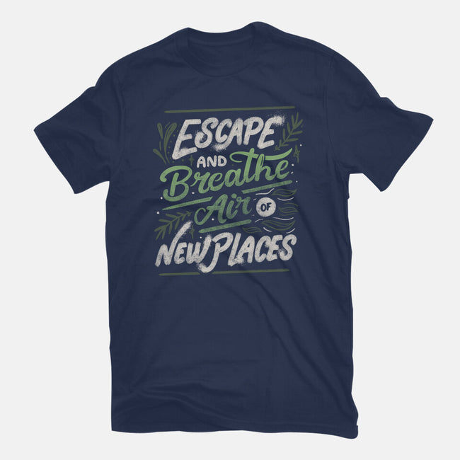 Escape And Breathe-Womens-Basic-Tee-tobefonseca