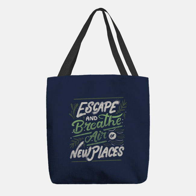 Escape And Breathe-None-Basic Tote-Bag-tobefonseca