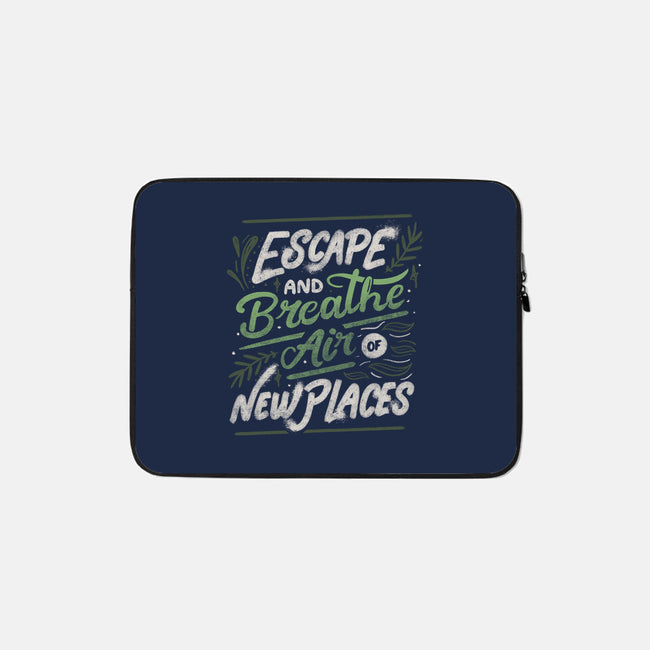 Escape And Breathe-None-Zippered-Laptop Sleeve-tobefonseca